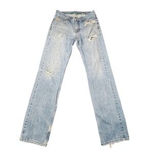 Cinch Grant Men's Distressed Jeans 33x38 (Meas 33x36.25) Relaxed Western Cowboy